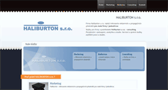Desktop Screenshot of haliburton.eu