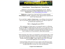 Tablet Screenshot of haliburton.com